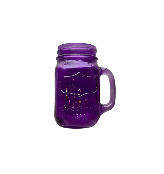 Purple Glass Jar