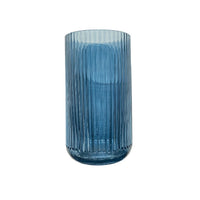 Blue High Ball Glass