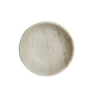 Lg Cream Marble Bowl