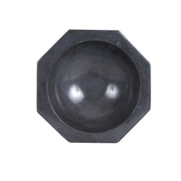 Md Black Octagonal Concrete Bowl