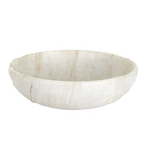 Lg Cream Marble Bowl