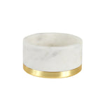 White Bowl With Gold Rim