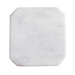 White Square Marble Coaster