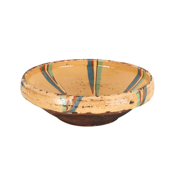 Md Orange Patterned Bowl