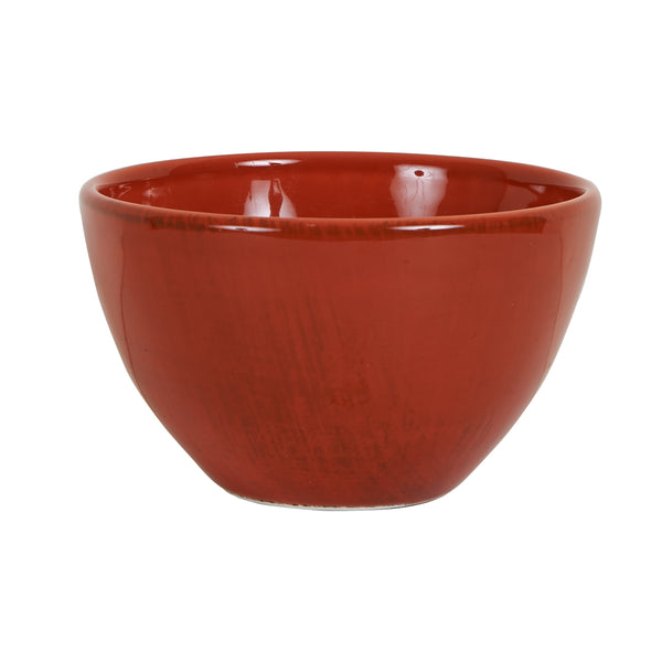 Md Dark Orange Tall Bowl