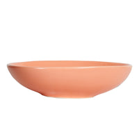 Sm Shallow Orange Matte Bowl