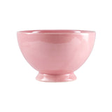 Md Bubble Gum Pink Footed Bowl