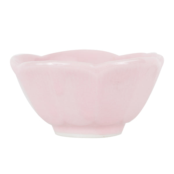 Sm Pink Bowl With Flower Shape