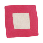 Pink Linen Coaster