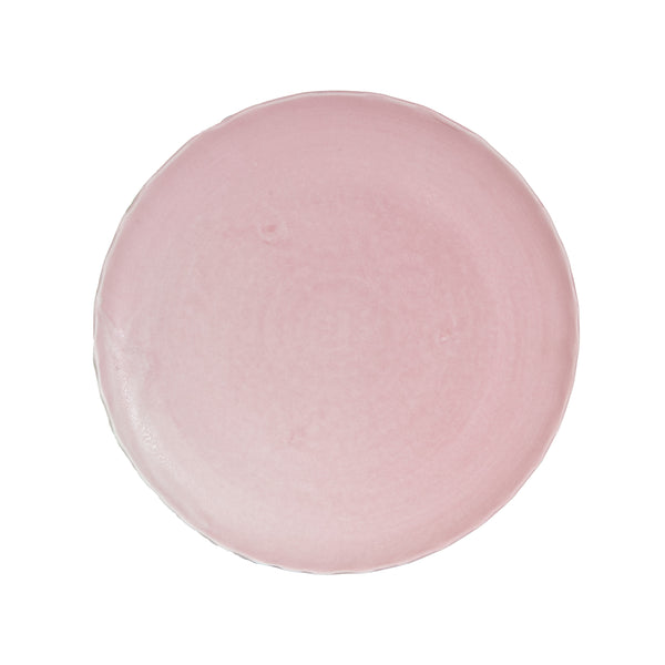 Light Pink Plate With Wavy Edges