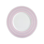 Md Plate With Pink and Purple Stripes