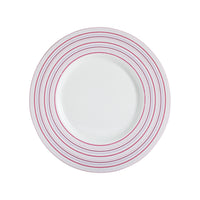 Md Plate With Pink and Purple Stripes