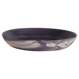 Md Shallow Purple Marbled Bowl