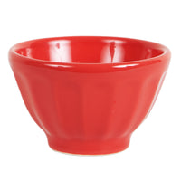 Sm Bright Red Cafe Au Latte bowl