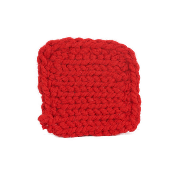 Red Woven Coaster