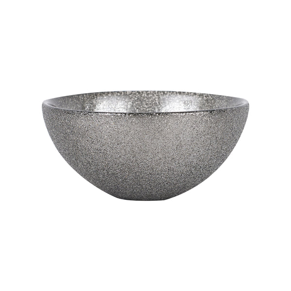 Sm Dark Sparkly Silver Bowl