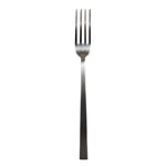 Silver Lg Fork With Square Edge Handle