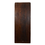 Lg Dark Natural Wood w/ Slats