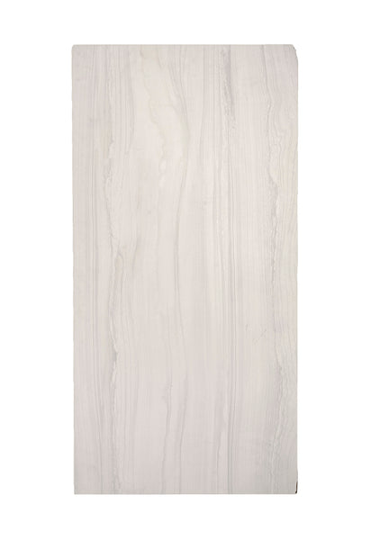 Lg White Marble Tile, Vertical Grey Veins