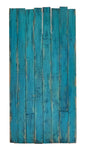 Lg Two-Toned Blue Wood Panel