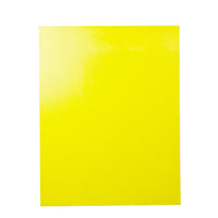 Lg Double-Sided Yellow And Pink Painted Board