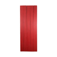 Lg Bright Red Wood w/ Slats