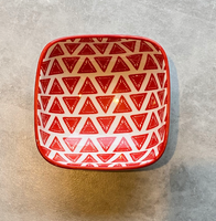 Small Patterned Red Bowl