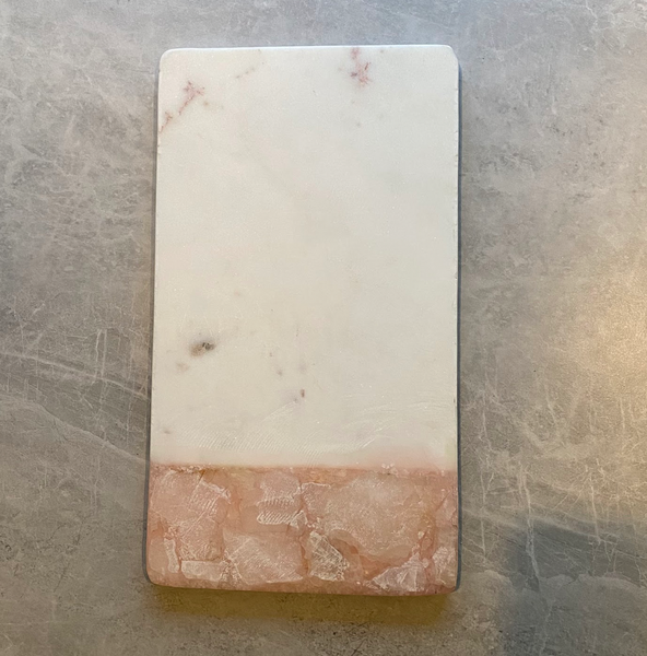 Marble Board with Pink Detail