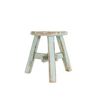 Sm Light Blue/Green Stool