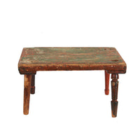 Sm Worn Brown Stool