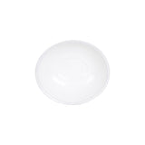 Md White Glossy Oval Bowl