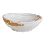 Md White Worn Bowl