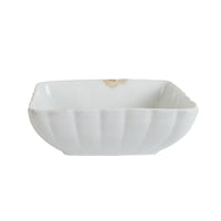 Lg Square White Bowl