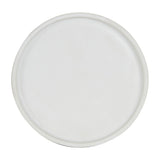 White Matte Shallow Plate