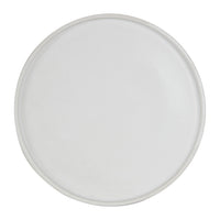 White Matte Shallow Plate