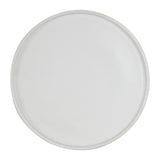 White Matte Shallow Plate