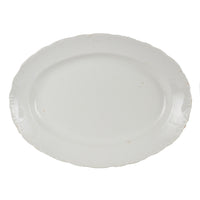 White Platter With Wavy Edge