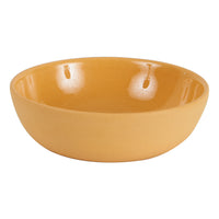 Sm Yellow Shallow Bowl