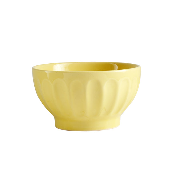 Md Pale Yellow Cafe Au Latte Bowl