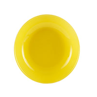 Md Bright Yellow Shallow Bowl