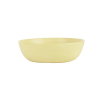 Sm Pale Yellow Shallow Bowl