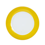 Md Bright Yellow Rimmed Plate