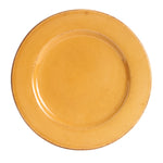 Lg Antique Yellow Plate