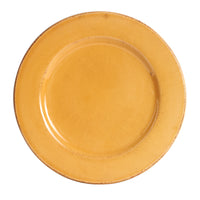 Lg Antique Yellow Plate