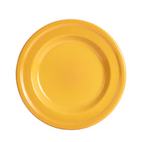 Md Honey Yellow Fluted Plate