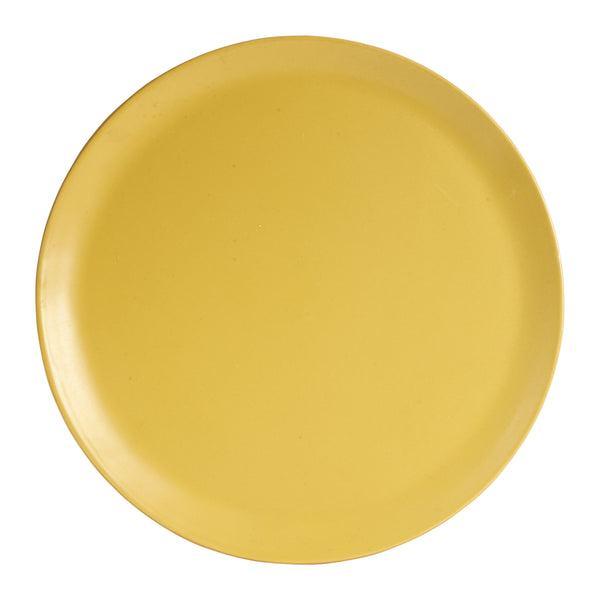 Lg Matte Solid Yellow Plate