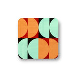 Orange and Green Coaster