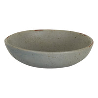 Md Shallow Rustic Grey Bowl